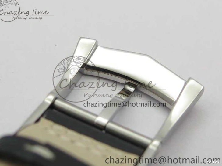 MIROTIME 0418 Practical Calatrava 5524 Pilot Travel Time SS GRF Blue Dial on Black Leather Strap A324 V 7107